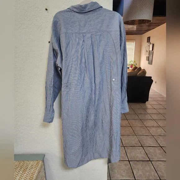 Isabel Marant Étoile Seen Striped Cotton Shirt Dress size 36